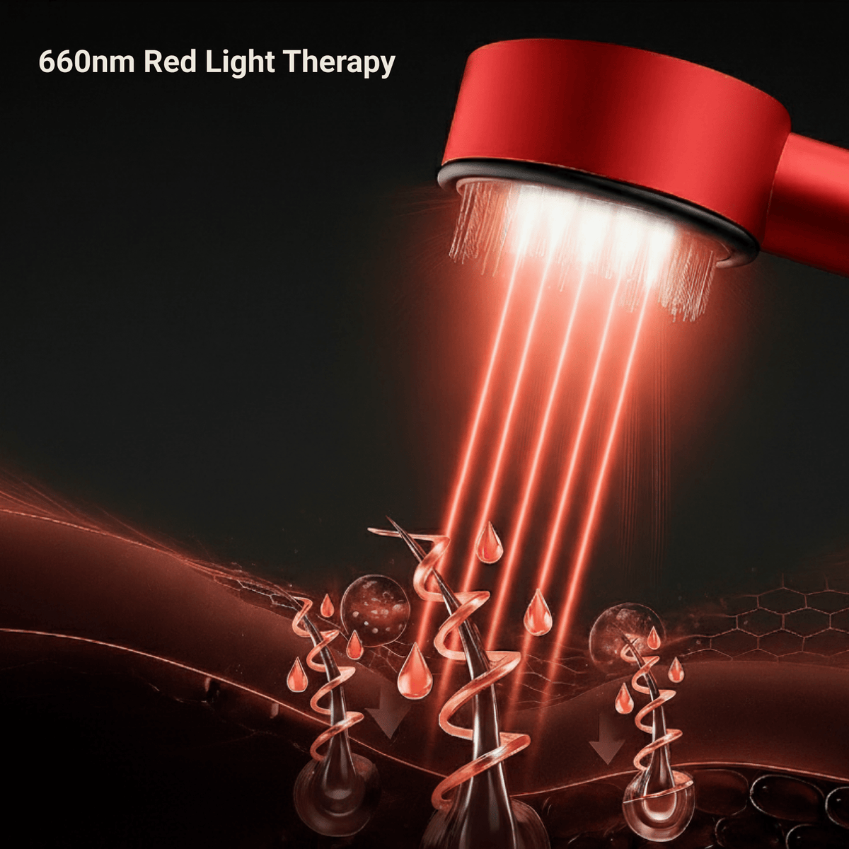 Zulfeinn Z3S - 3 in 1 Hair Growth Scalp Massager with Red Light Therapy