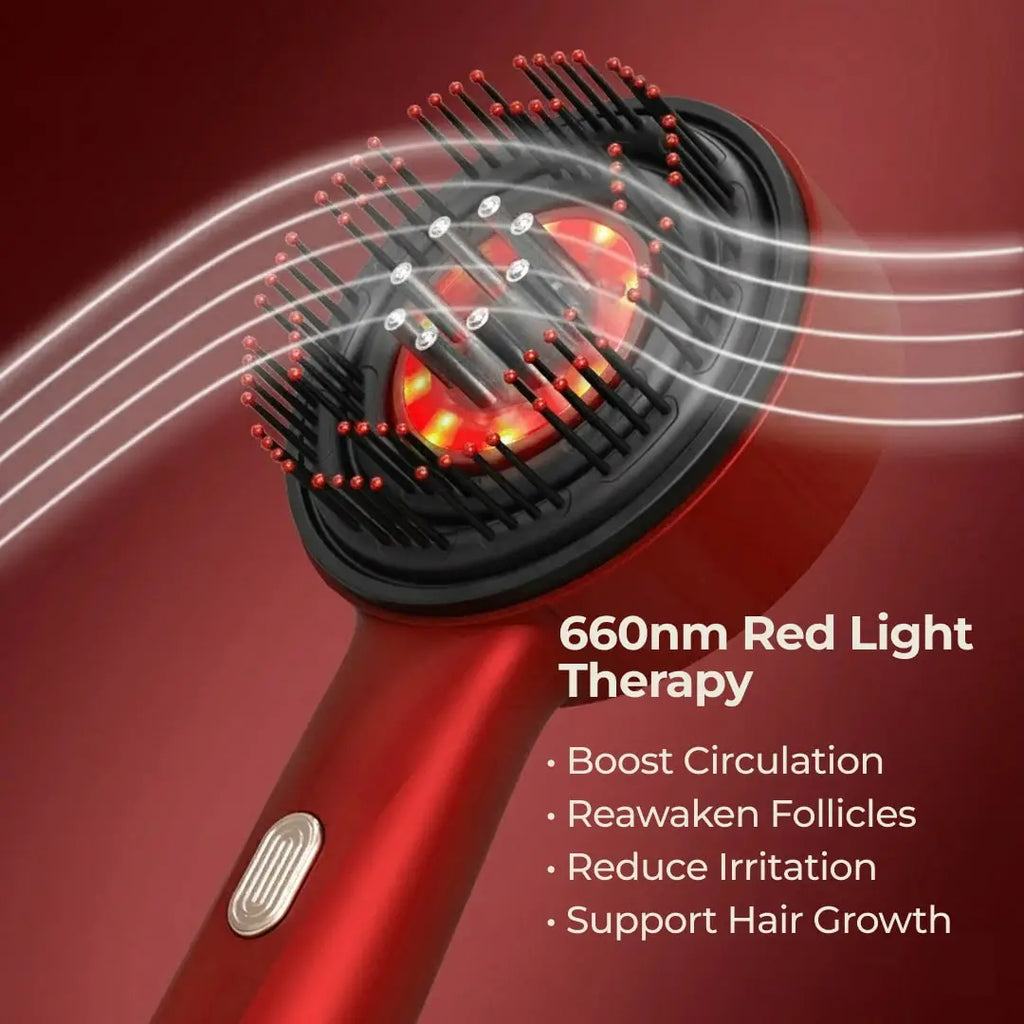 Zulfeinn Z3S - 3 in 1 Hair Growth Scalp Massager with Red Light Therapy