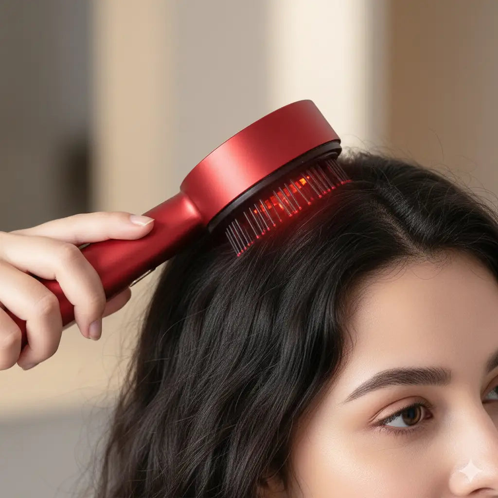Zulfeinn Z3S - 3 in 1 Hair Growth Scalp Massager with Red Light Therapy