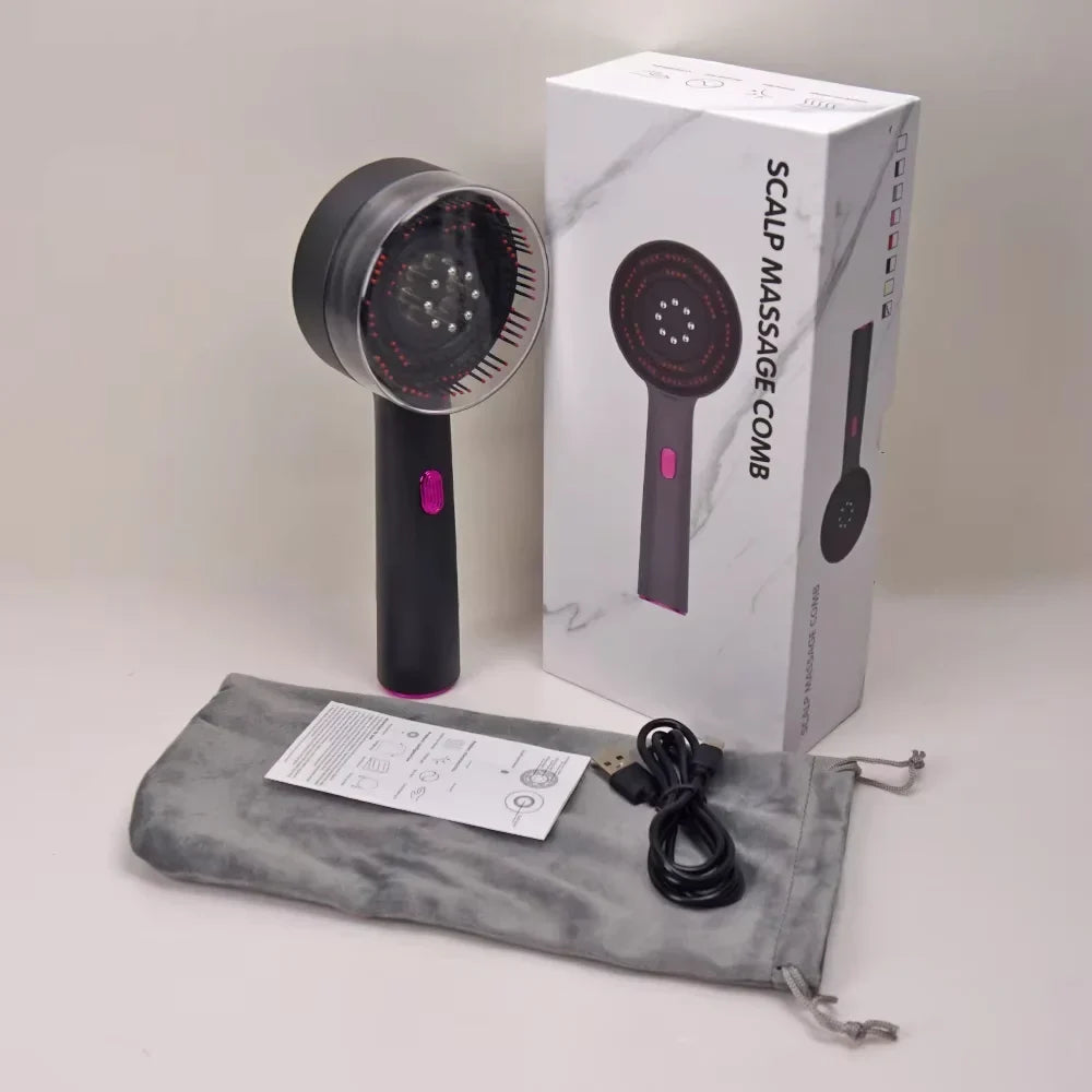 Zulfeinn Z3S - 3 in 1 Hair Growth Scalp Massager with Red Light Therapy