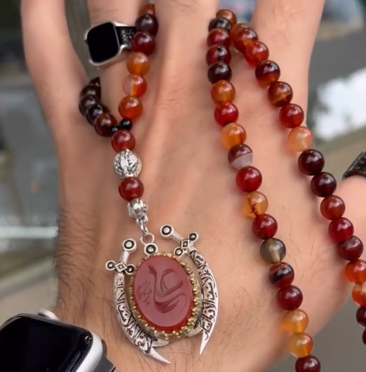 Prestige Hz. Ali Sulemani Aqeeq Tasbih – Dar ul Misk Tasbeeh