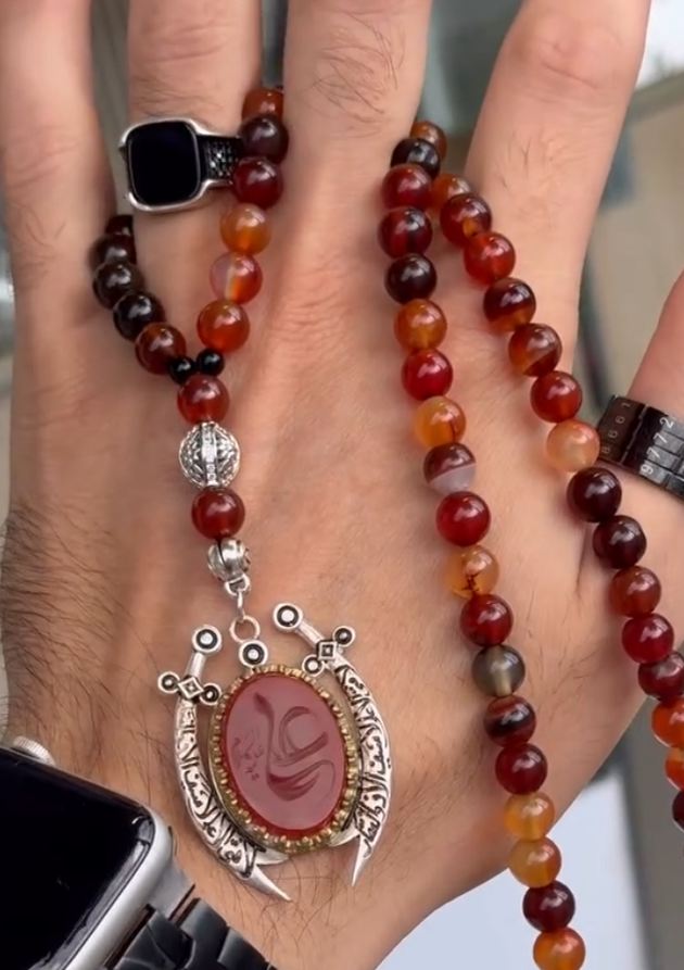 Prestige Hz. Ali Sulemani Aqeeq Tasbih – Dar ul Misk Tasbeeh