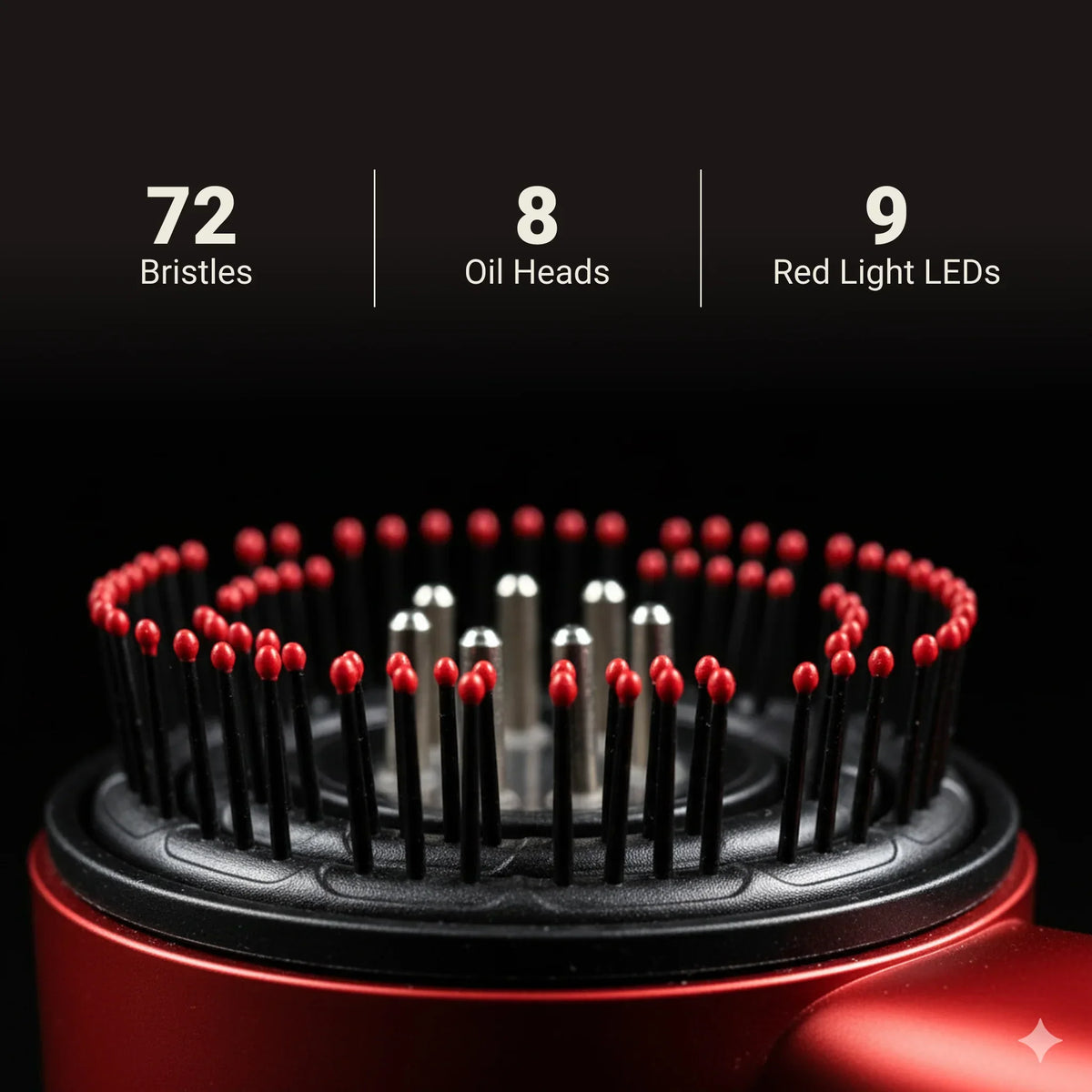 Zulfeinn Z3S - 3 in 1 Hair Growth Scalp Massager with Red Light Therapy