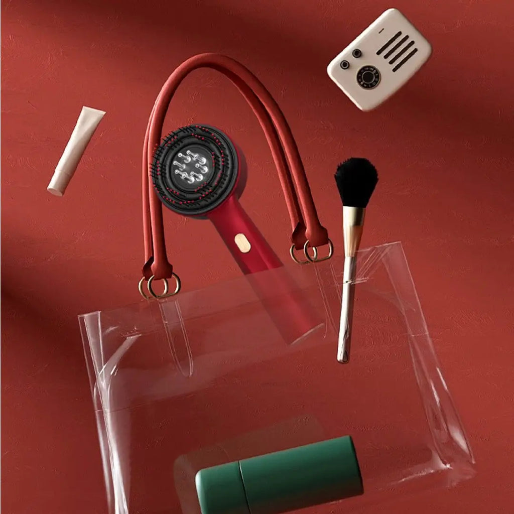 Zulfeinn Z3S - 3 in 1 Hair Growth Scalp Massager with Red Light Therapy