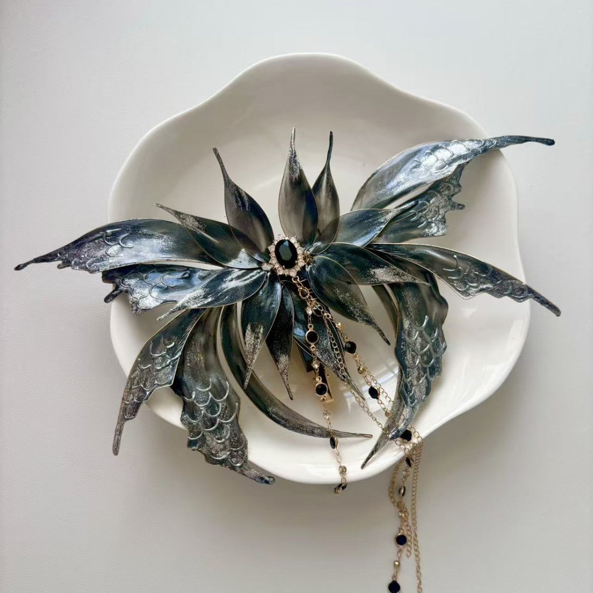 Electric Butterfly Wings Hairpin