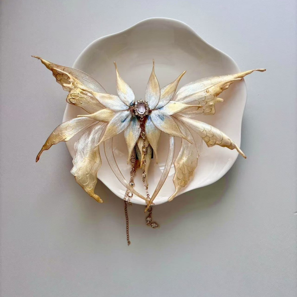 Electric Butterfly Wings Hairpin